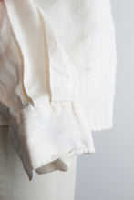 bone linen button up