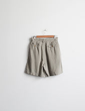 dusty sage silk shorts