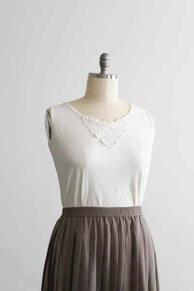 madeline lace-trimmed tank