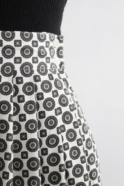 foulard midi skirt