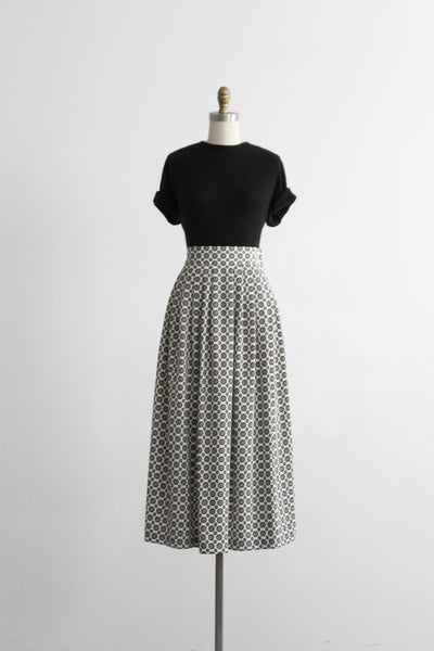 foulard midi skirt