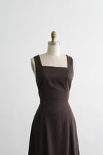 espresso midi dress