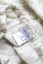 sage paisley trousers
