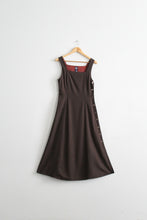 espresso midi dress