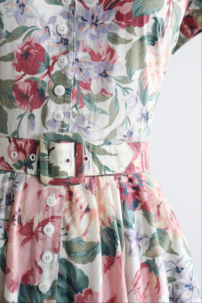 springbloom cotton day dress