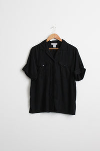 nocturne silk button up
