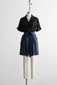 nocturne silk button up
