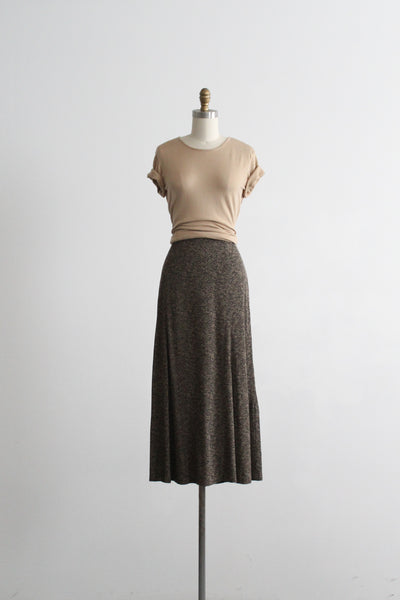 dark garden maxi skirt