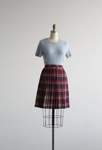 all apologies pleated mini skirt