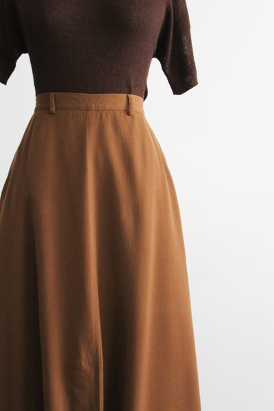 toast wool maxi skirt