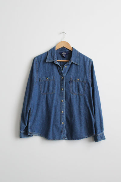 hudson falls denim work shirt