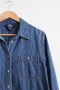 hudson falls denim work shirt
