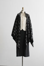 charcoal wool maxi skirt