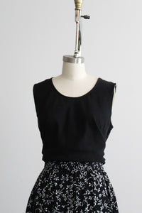 nightshade textured cotton tank