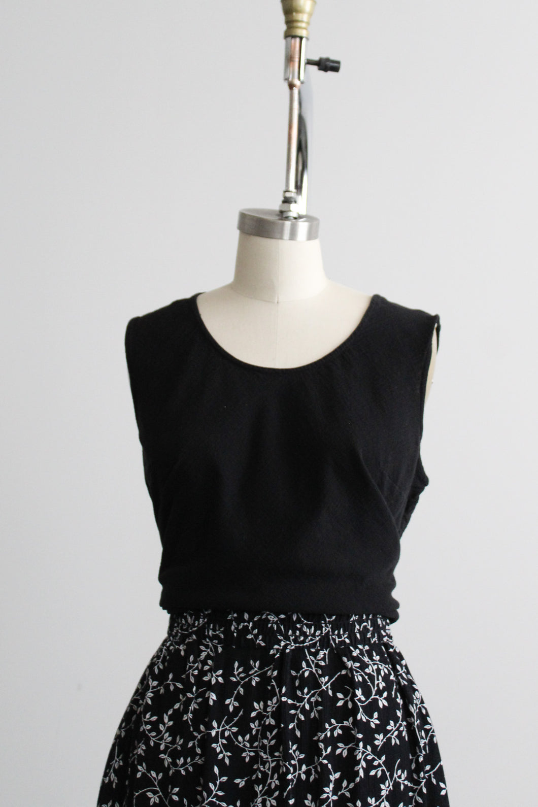 nightshade textured cotton tank