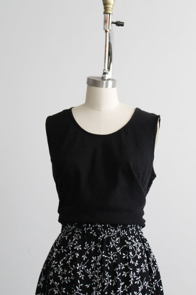 nightshade textured cotton tank