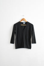 graphite cashmere cardigan
