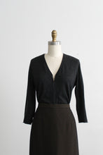 graphite cashmere cardigan