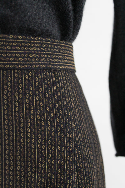 dark garden maxi skirt