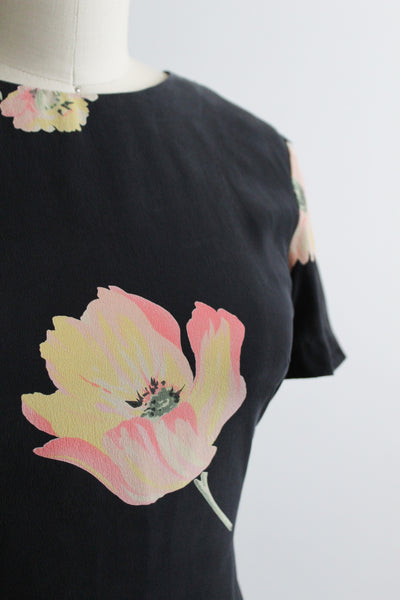 springbloom silk dress