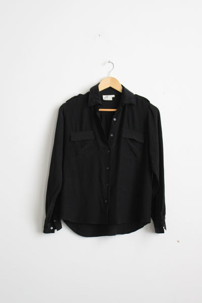 nocturne silk button up