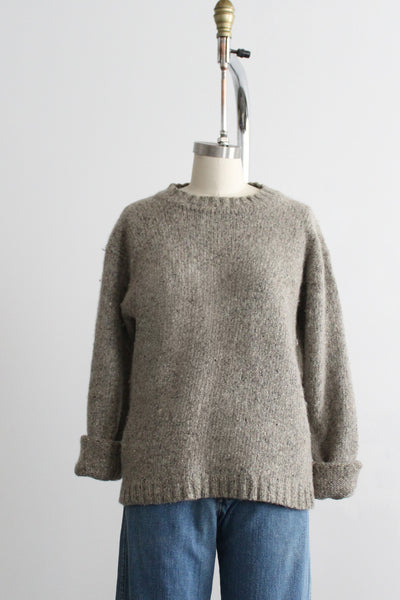morel wool crew neck sweater