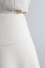 parchment wool maxi skirt