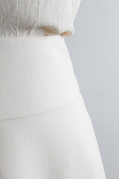 parchment wool maxi skirt