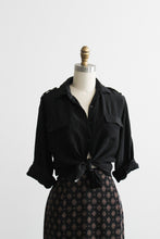 nocturne silk button up