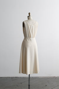 parchment wool maxi skirt