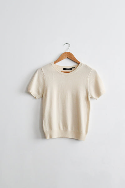 parchment wool tee