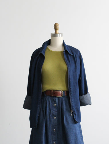santa cruz indigo denim jacket