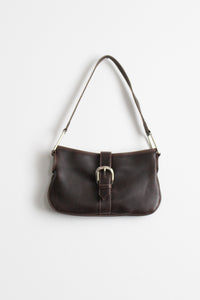 walnut leather bag