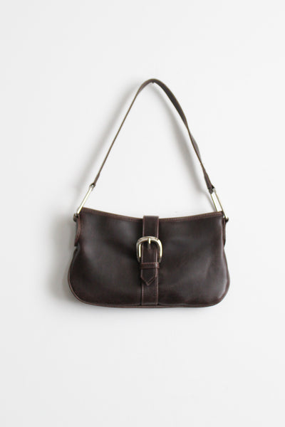 walnut leather bag