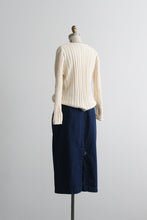 parchment cotton pullover