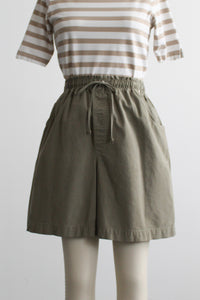 matcha cotton shorts