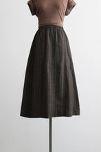 striped cotton market skirt