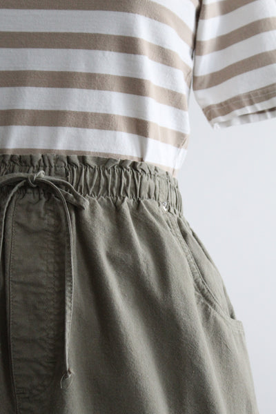 matcha cotton shorts