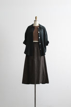 ash black silk jacket