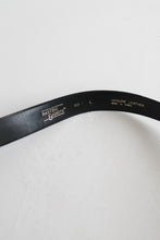 embossed leather belt