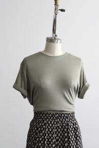 sageleaf cotton tee