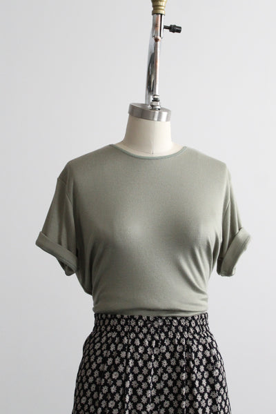 sageleaf cotton tee