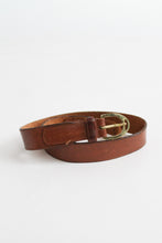 honey leather belt
