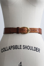 honey leather belt