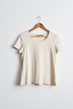 parchment cotton tee
