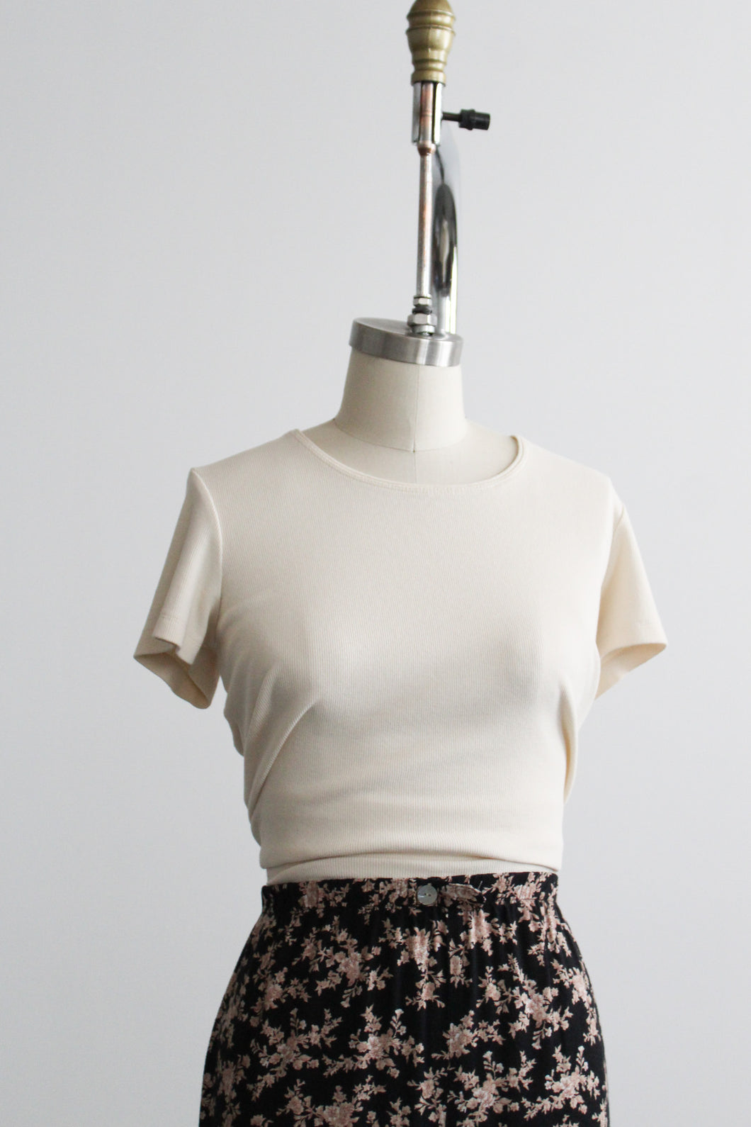 parchment cotton tee