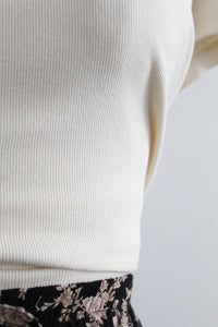 parchment cotton tee