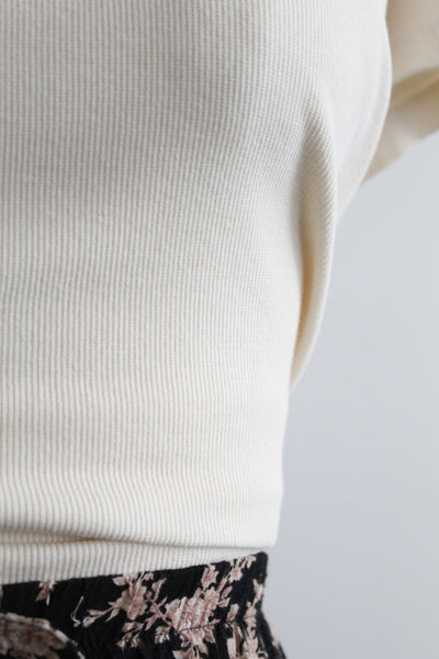 parchment cotton tee