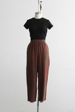 still life silk trousers