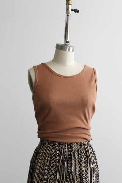 acorn rib knit tank